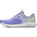 Under Armour Women's Charged Aurora 2 Cross Trainer, (504) Celeste/White Clay/High Vis Yellow, 6