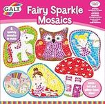 Galt Fairy Sparkle Mosaics -Childrens Glitter Mosaic Set,Arts and Crafts Kit for Kids,Colourful Design Tile by Number Pictures and 5000Plus Self-Adhesive Glitter and Foil Foam Tiles -Ages 5 Years Plus