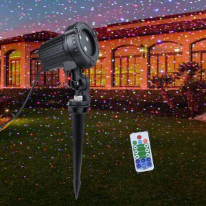 Star Christmas Projector – Blue, Green, Red Light Show