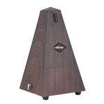 M360 AUPHY Mechanical Metronome with Accent Bell, Accurate Tempo, Classic Pyramid Design, Natural Wood Grain Finish, Easy to Use, Suitable for Piano, Guitar, Drums, Saxophone, etc., Woodgrain