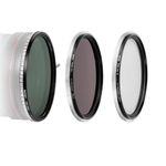 NiSi 82mm Swift 1-9 Stop VND Mist Kit | 1-5 Stops VND, 4-Stop ND, and Black Mist 1/4 Filters | Photography and Videography