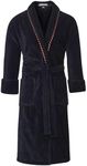 Bown of London Men's British Bathrobe - The Earl Navy (L)