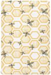 KICPOAY Fitted Crib Sheets Bees Hon