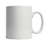11oz White Ceramic Sublimation Coffee Mug Blank White (6， White)