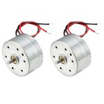 uxcell 6000RPM DC 5V Micro Motor for CD Player RC300-FT-08800 2pcs