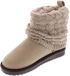 MUK LUKS Women's Laurel Boots, Ston