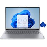 Lenovo ThinkBook 16 Gen8 16" WUXGA Laptop - Intel Core 7 240H, 32GB RAM, 1TB SSD, Windows 11 Pro, Latest Model (with Microfiber Cloth) - Arctic Grey (CTO 21SH)