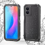 Sturdy Case for Motorola G Play 4G 2024 IP68 Waterproof Case,Heavy Duty Waterproof Shockproof Dustproof Full Body Protective Cover Built-in Screen Protector for Moto G Play 4G 2024