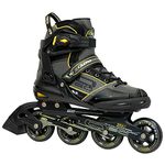 Roller Derby Aerio Q-60 Men's Inline Skates - Black/Yellow - Size 08