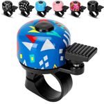 Bike Bell with Loud and Melodious Sound Classic Mini Bicycle Bell for Kids and Adults Bike Horn for Road, Mountain Bike for Scooter, MTB, BMX