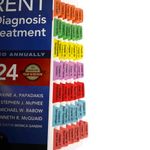 Book Tabs for Current Medical Diagnosis & Treatment 2024. Laminated, Color-coded and Repositionable for CMDT 2024 (Book not included)