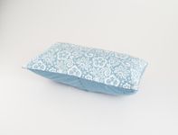 Home Plus Retails - 100% Cotton Pillow Cover for Chair, Seat, Bed, Office & Home | Size - 30 x 50 cm | Lace AF Blue (30 x 50 cm - Pack 1, Lace AF Blue)