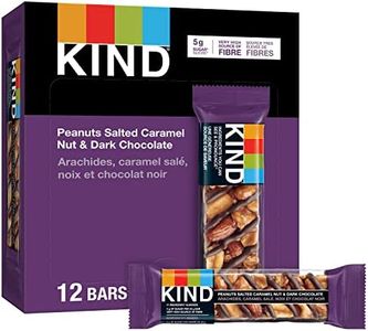 KIND Bars, Peanuts Salted Caramel Nut & Dark Chocolate, Gluten Free, Low Sugar, 40 Grams, 12 Count