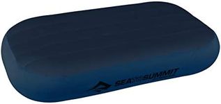 Sea to Summit Aeros Premium Inflatable Travel Pillow, Deluxe (22 x 14), Navy Blue