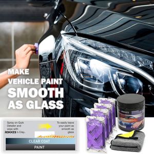 ClayBars Premium Car Detailing Clay Kit – 4x100g Mild Grade, Towel Included