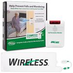 Smart Caregiver RP-433BR1-SYS Retail 10 x 30 in. Economy Fall Alarm & Weight-Sensing Bed Pad System