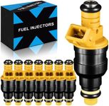 YZHIDIANF Upgraded 0280150943 Fuel Injectors Fit For:-Ford For:-Lincoln For:-Mercury Vehicles, F150, F250, F350, E350, E250, For:-Mustang Bronco Navigator - 4.6L 5.0L 5.4L 5.8L (8 Pcs)