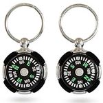 Mini Compass Keychain for Camping C