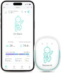 Sense-U Pro Baby Breathing Monitor with Arousal Vibration, Movement/Rollover/Overheating Alerts, Audible & App Notifications, Easy Clip-On Design, Smart Sleep Monitor