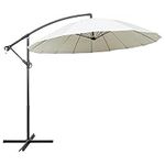 Cantilever Patio Umbrella with Cros