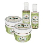 SUJAL HERBAL - Natural Relief for Ringworm Antifungal Kit, Dad Khaj Khujli Itch & Skin Fungal Infection | Cream & Oil Duo for Itching, Redness & Skin Irritation | Cream 30g Oil 25ML (Pack of 2)