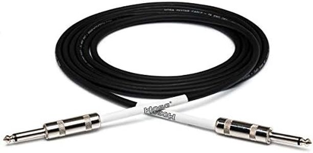 Hosa GTR-205 Straight to Straight Guitar Cable, 5 Feet , Black