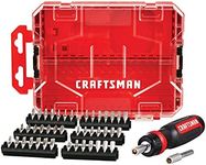 CRAFTSMAN RATCHETING SCREWDRIVER, 44PC (CMHT68017), Red