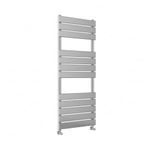 Greened House Richmond Heated Towel Rail Flat Panel Bathroom Towel Radiator Central Heating (Chrome, 400mm W x 1200mm H)
