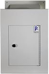 Protex WDC-160 Wall/Door Through Drop Box,for Keys, car remotes, Cash, Checks and envelopes, Metal Baffle, Pre-drilled mounting Holes,Double Steel Door, with Adjustable Chute