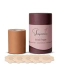 SHAPEMOUR Boob Tape Kit with 5 Pair Nipple Pasties for Women | Strong Double Sided Body Tape | Invisible Breast Lift, Skin-Friendly Adhesive, Breathable Fabric | 12-Hour Hold - 5cm