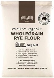 Kialla Organic Wholegrain in Rye Flour, 5 kg