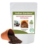 Indian Gardens - Soil Mix and Fertilizer for Plants (2 Kg, Cactus & Succulents Mix)