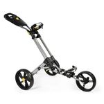 Masters Golf - iCart One - 3 Wheel Push Trolley Grey/Black