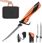 KastKing Lithium-ion Electric Fillet Knife (Speed Demon Pro) - Rechargeable, Cordless, High Speed, Extended Battery Life, Superior Blade, Ergonomic Handle, Carry Case Fishing, Filleting, Outdoors