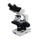 OMAX M82ES-SC100-LP100 40X-2000X Magnification Binocular Compound Microscope with Double Layer 3D Mechanical Stage w Blank Slides Covers and Lens Cleaning Paper