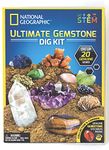 National Geographic JM80206 Ultimate Gemstone Dig Kit, Multi Color