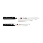 Kasumi SM-20012. Boxed Knife Set with Damascus 20 cm Chef's Knife & 12 cm Utility Knife Set