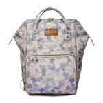 VISMIINTREND Diaper Bag Backpack for Mothers for New Born Baby Boy and Girl Products Carry & Travel | Mother, Maternity, Hospital | Gifts for Mom to be | Customized | Large (White Camo)