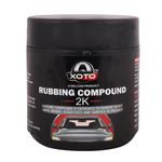 X O T O Rubbing Compound | 2K | Removes Minor Scratches Swirl Marks Paint Defect And Oxidization From Metal Surfaces Also Removes Dirt Grime Stains To Make Surface Glossy | 500 G |