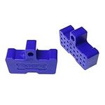 RLECS 2pcs Hydraulic Disc Brake Bleed Blocks Compatible with Shimano, AVID SRAM and More for 4-Piston Caliper, Blue