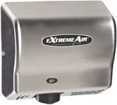 American Dryer Extreme Air EXT7-SS Stainless Steel Cover High-Speed Automatic Hand Dryer, 12-15-Second Dries, 100-240V, 540W Maximum Power, 50/60Hz
