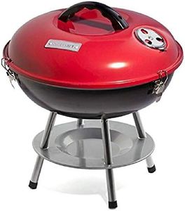 Cuisinart CCG190RB Inch BBQ, 14" x 14" x 15", Portable Charcoal Grill, 14" (Red)