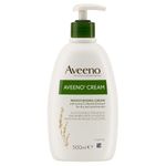 Aveeno Moisturising Cream (1x 500ml), Nourishing Body Lotion with Hydrating Colloidal Oatmeal, Full Body Moisturiser for Dry and Sensitive Skin, Suitable For Adults & Babies From 3 Months