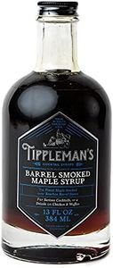 Tippleman's Barrel Smoked Maple Syrup - Non-Alcoholic Cocktail Mixer - Cocktail Syrup for Beverages, Old Fashioned Mix, Desserts, and Breakfast - All Natural Ingredients - Makes 26 Cocktails