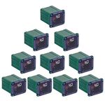 10 Pack FMX-40LP 40 Amp Low Profile Female Maxi Fuse 32Vdc Fit for and Pickup Trucks Cars and SUVs