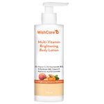 WishCare Multi-Vitamin Brightening Body Lotion - 5% Vitamin C, 5% Niacinamide(B3), Panthenol(B5), Vitamin E, Turmeric & Kakadu Plum - For Men & Women - 200 Ml