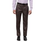 Park Avenue Men's Regular Pants (PMTX07516-O6_Dark Brown