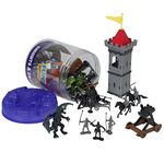 PETERKIN | Fun Bucket! - Knights & Dragons | Have buckets of fun! | Roleplay Toys | Action Figures | Ages 3+