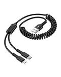 Coiled Lightning Cable for iPhone 1