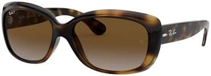 Ray-Ban - Women's - Jackie Ohh - 58mm - Light Havana/Light Grey Gradient Brown - Sunglasses